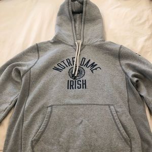 Notre Dame Grey Under Armour Hoodie